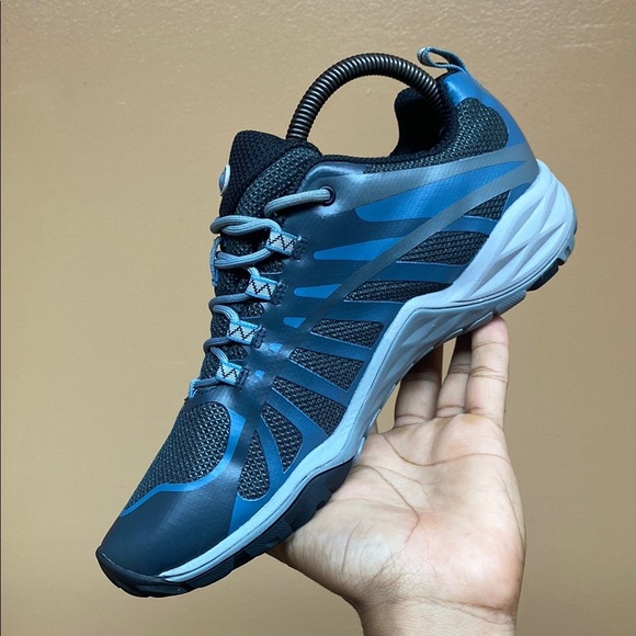 Merrell Siren Edge Q2 “Blue Gray Black” Waterproof Trail Running Sneakers - Picture 9 of 16